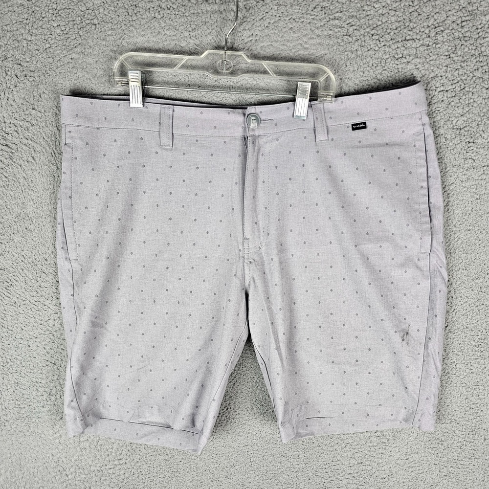 Travis Mathew Chino Shorts Mens 38 Gray Barnacle Lifestyle Performance 1MW201